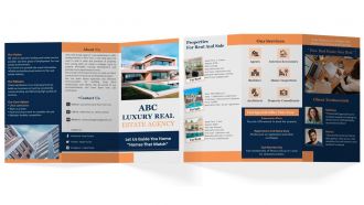 Luxury Real Estate Agency Trifold
