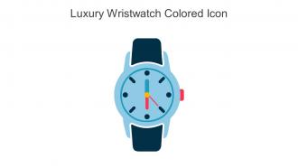 Luxury Wristwatch Colored Icon In Powerpoint Pptx Png And Editable Eps Format