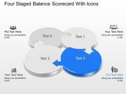 Lw Four Staged Balance Scorecard With Icons Powerpoint Template Slide ...
