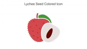 Lychee Seed Colored Icon In Powerpoint Pptx Png And Editable Eps Format