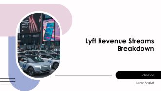 Lyft Revenue Streams Breakdown PPT Mockup AT