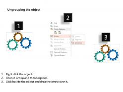 Lz three gears for creativity indication with icons flat powerpoint design