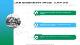 M58 Shariah Based Banking Worlds Best Islamic Financial Institutions Dukhan Bank Fin SS V