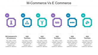 M Commerce Vs E Commerce Ppt Powerpoint Presentation Professional Cpb