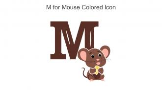 M For Mouse Colored Icon In Powerpoint Pptx Png And Editable Eps Format