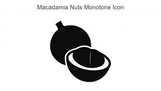 Macadamia Nuts Monotone Icon In Powerpoint Pptx Png And Editable Eps Format