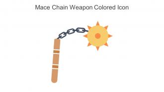 Mace Chain Weapon Colored Icon In Powerpoint Pptx Png And Editable Eps Format