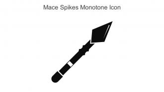 Mace Spikes Monotone Icon In Powerpoint Pptx Png And Editable Eps Format