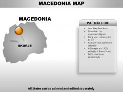 Macedonia country powerpoint maps