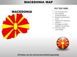 Macedonia country powerpoint maps