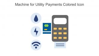 Machine For Utility Payments Colored Icon In Powerpoint Pptx Png And Editable Eps Format