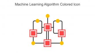 Machine Learning Algorithm Colored Icon In Powerpoint Pptx Png And Editable Eps Format