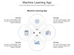 Machine learning app ppt powerpoint presentation icon shapes cpb