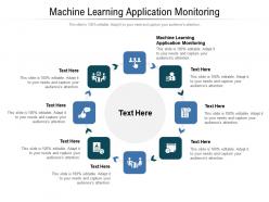 Machine learning application monitoring ppt powerpoint presentation portfolio introduction cpb