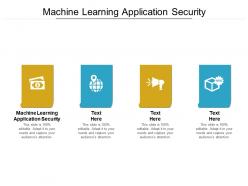 Machine learning application security ppt powerpoint portfolio gridlines cpb