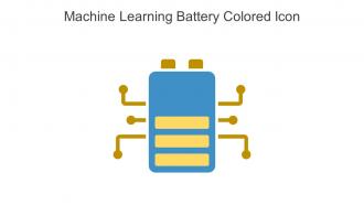 Machine Learning Battery Colored Icon In Powerpoint Pptx Png And Editable Eps Format
