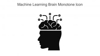 Machine Learning Brain Monotone Icon In Powerpoint Pptx Png And Editable Eps Format