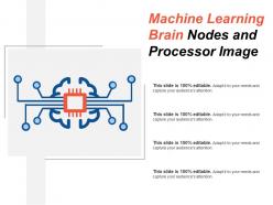 Machine Learning Brain Nodes And Processor Image