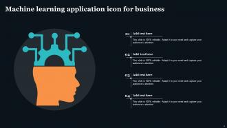 Machine Learning Business Applications Powerpoint Ppt Template Bundles Compatible Image