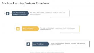 Machine Learning Business Procedures In Powerpoint And Google Slides Cpb