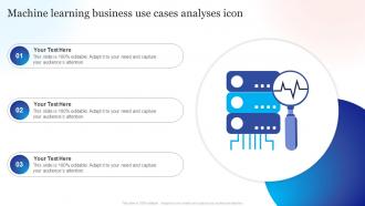 Machine Learning Business Use Cases Analyses Icon