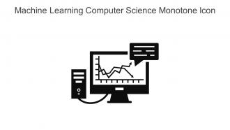 Machine Learning Computer Science Monotone Icon In Powerpoint Pptx Png And Editable Eps Format
