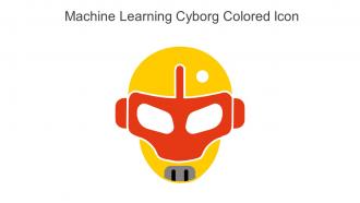 Machine Learning Cyborg Colored Icon In Powerpoint Pptx Png And Editable Eps Format