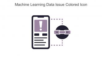 Machine Learning Data Issue Colored Icon In Powerpoint Pptx Png And Editable Eps Format