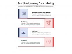 Machine learning data labeling ppt powerpoint presentation summary graphics tutorials cpb