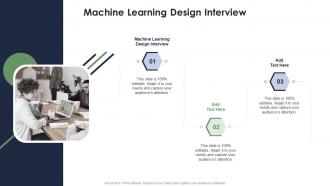 Machine Learning Design Interview In Powerpoint And Google Slides Cpb