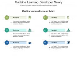 Machine learning developer salary ppt powerpoint presentation infographic template cpb