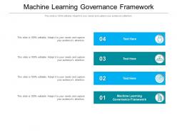 Machine learning governance framework ppt powerpoint presentation professional cpb