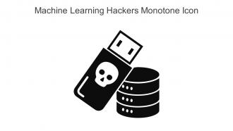 Machine Learning Hackers Monotone Icon In Powerpoint Pptx Png And Editable Eps Format