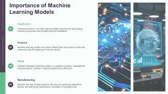 Machine Learning Models Building Predictive Analytics PPT Demonstration AT Compatible Pre-designed