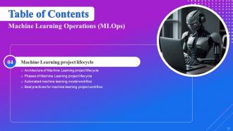 Machine Learning Operations Powerpoint Presentation Slides Designed Interactive