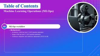 Machine Learning Operations Powerpoint Presentation Slides Slides Visual