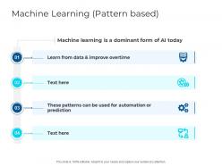 Machine learning pattern based ai ppt slides