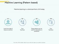 Machine learning pattern based ppt powerpoint presentation file guidelines