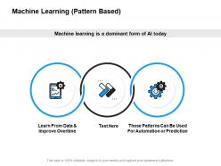 Machine learning pattern based process ppt powerpoint presentation slides