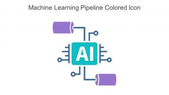 Machine Learning Pipeline Colored Icon In Powerpoint Pptx Png And Editable Eps Format