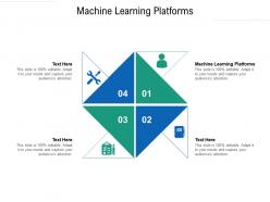 Machine learning platforms ppt powerpoint presentation show background designs cpb