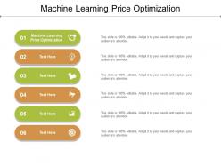 Machine learning price optimization ppt powerpoint presentation file template cpb