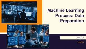 Machine Learning Process Data Preparation PPT Presentation AT
