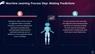 Machine Learning Process Step Making Predictions Training Ppt