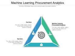 Machine learning procurement analytics ppt powerpoint presentation infographics cpb