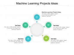 Machine learning projects ideas ppt powerpoint presentation icon samples cpb