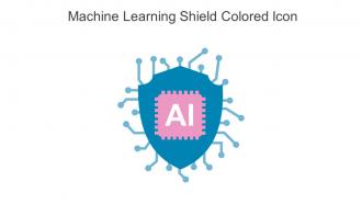 Machine Learning Shield Colored Icon In Powerpoint Pptx Png And Editable Eps Format
