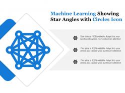 Machine Learning Showing Star Angles With Circles Icon