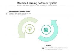 Machine learning software system ppt powerpoint presentation slides inspiration cpb