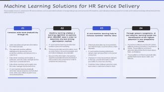 Machine Learning Solutions For HR Service Delivery Servicenow Performance Analytics
